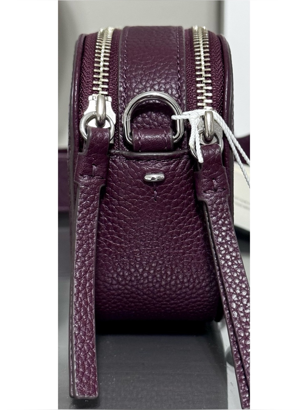 TORY BURCH Miller Mini Crossbody Bag, DARK CARMINE - Picture 5 of 11
